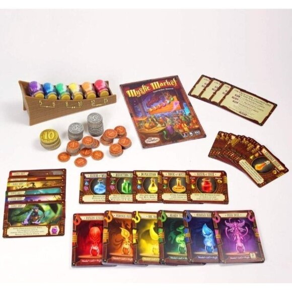 Thinkfun "Mystic Market" Strategy Card Board Game Potion Ravensburger NEW Sealed - Picture 3 of 9